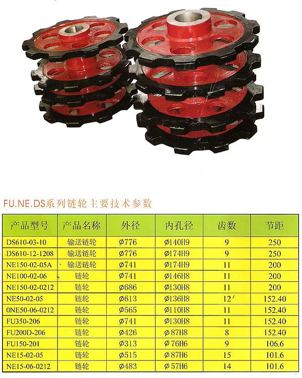 新鄉(xiāng)環(huán)鏈斗式提升機鏈輪