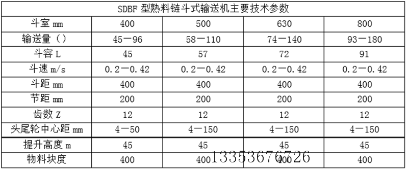 熟料板鏈轉(zhuǎn)斗式鏈條輸送機(jī)基礎(chǔ)外形尺寸圖紙